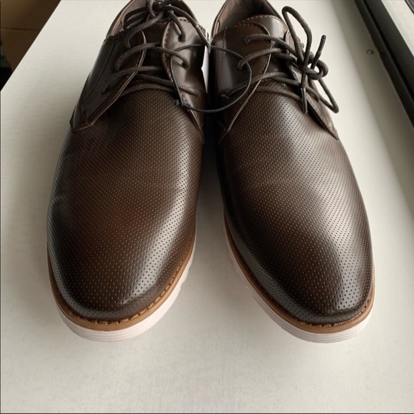 English Laundry Size 12 Brown Perforated Derby Shoe main image 6